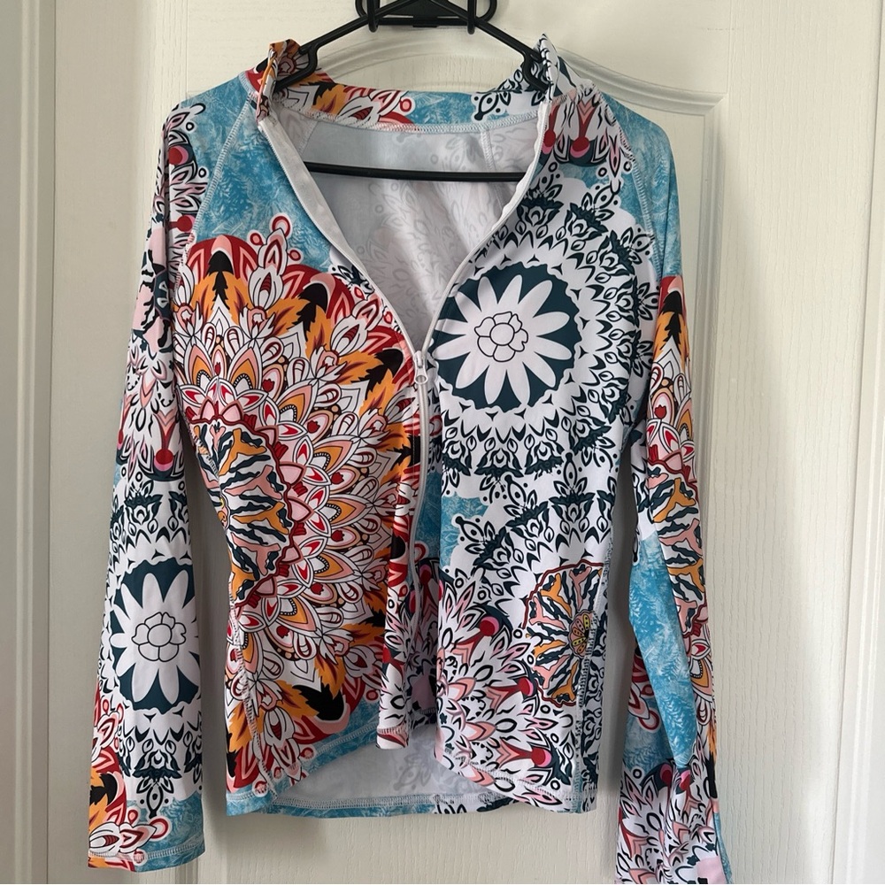 Floral Zip Uo Track Jacket